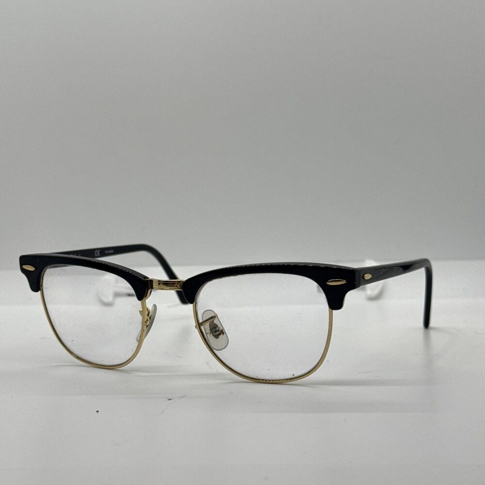 Ray-Ban RB3016 Clubmaster 901/58 49[]21 140 3P Black Sun/eyeglasses FRAMES ONLY